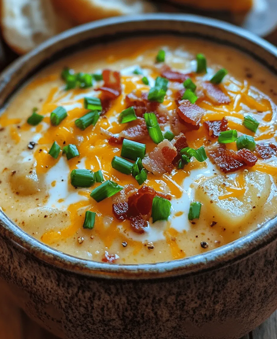 Explore the delightful world of comfort food with our Creamy Outback Potato Soup recipe. This rich and creamy dish, featuring tender russet potatoes, savory bacon, and a hint of spice, is perfect for a cozy night in or a gathering with friends. Imagine settling down on a chilly evening with a steaming bowl of this soup, its aroma wrapping around you like a warm blanket. With its simple ingredients and straightforward preparation, this soup not only satisfies your cravings but also warms your soul.