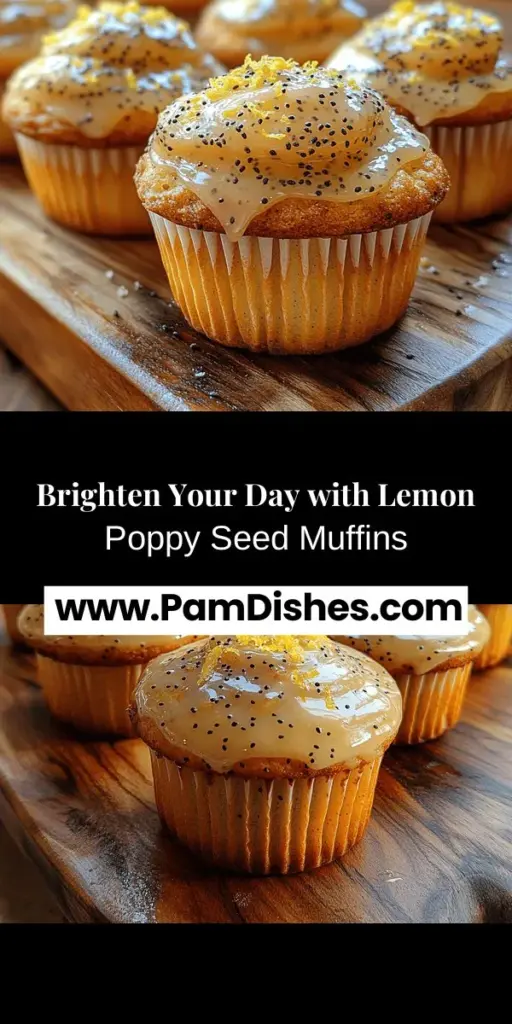 Brighten your mornings with homemade sunny lemon poppy seed muffins! These delightful treats combine zesty lemon and crunchy poppy seeds for a perfect balance of sweet and tangy flavors. Ideal for breakfast or a snack, they offer nutritional benefits like vitamin C and healthy fats. Follow our simple recipe to create a batch that fills your home with an inviting aroma. Enjoy them fresh out of the oven or share them with loved ones for a joyful experience.