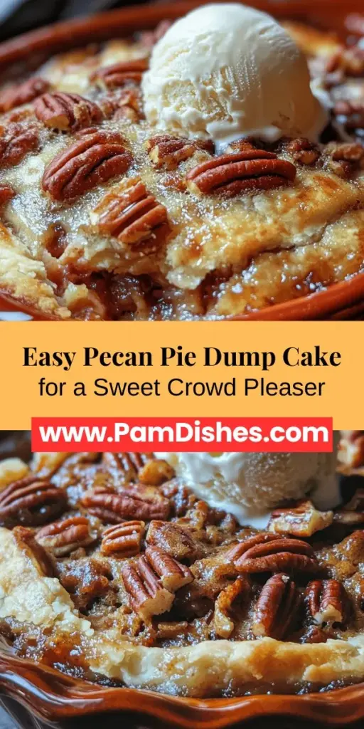 Discover the deliciousness of Pecan Pie Dump Cake Delight, a simple yet indulgent dessert that's perfect for any occasion. This recipe combines the classic flavors of pecan pie with the ease of a dump cake, making it a crowd-pleaser for gatherings or cozy nights in. With minimal effort, you can create a sweet, gooey filling topped with crunchy pecans and a buttery cake layer. Be prepared for everyone to come back for seconds!