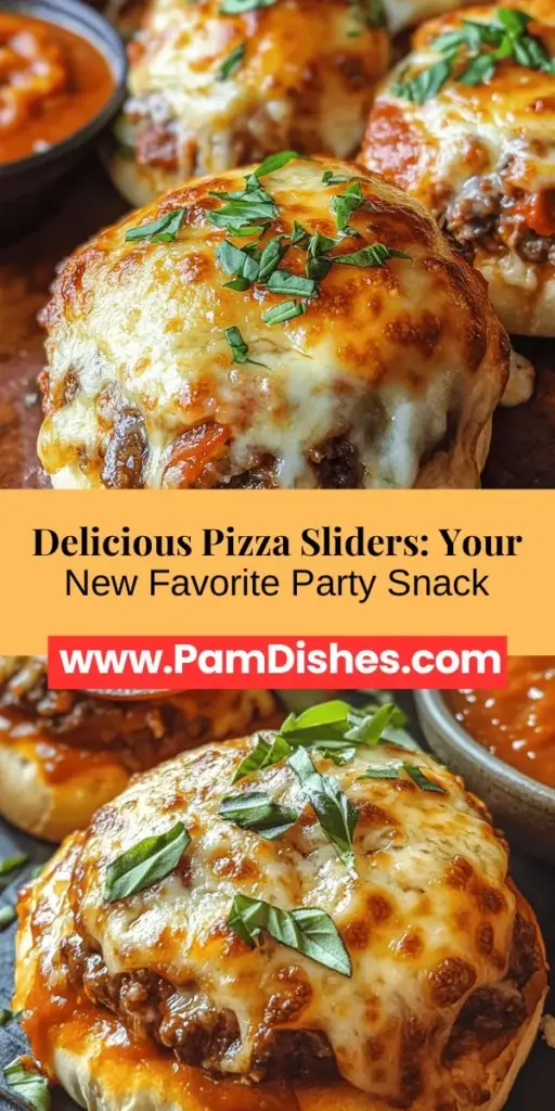 Discover the ultimate comfort food with pizza sliders, the bite-sized version of your favorite pizza! These mini sandwiches bring together all the delicious elements of traditional pizza, making them perfect for any occasion—be it game day, family gatherings, or casual get-togethers. Easy to prepare and customize, these sliders will keep everyone happy and satisfied. Enjoy the fun of sharing and savoring each cheesy, flavorful bite with friends and family!