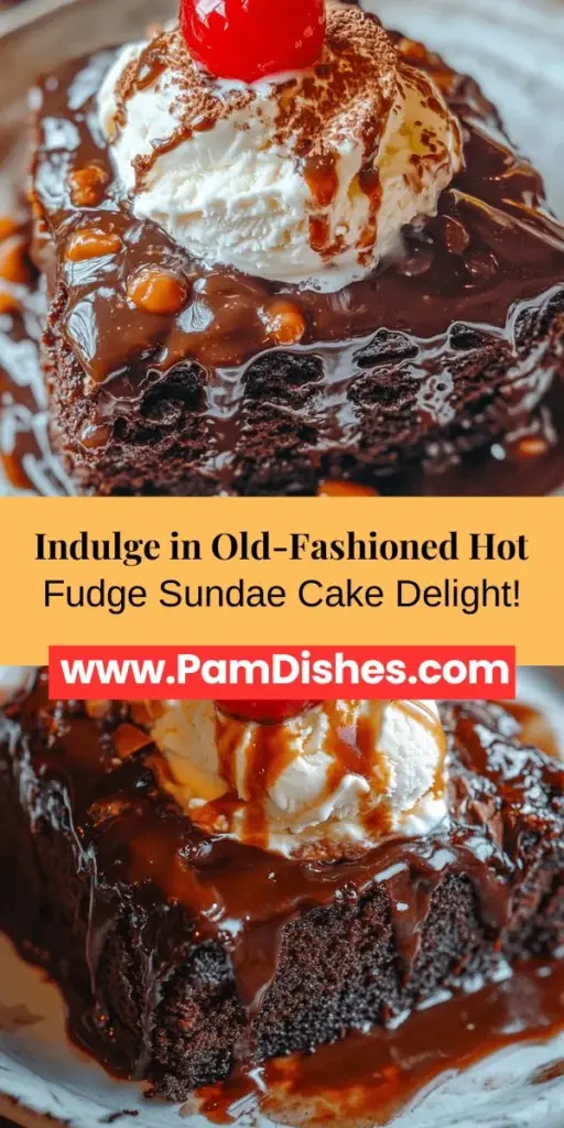 Indulge in the nostalgia of the Old-Fashioned Hot Fudge Sundae Cake, a delightful dessert that combines rich chocolate flavors with gooey fudge and creamy ice cream. Perfect for any gathering or simply a sweet treat for yourself, this cake is surprisingly easy to make with simple ingredients. Enjoy the harmonious blend of textures and flavors as you create cherished memories with every slice. Dive into the recipe and bring this decadent delight to your kitchen today!