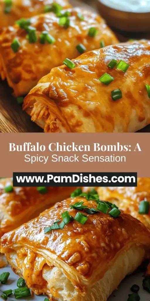 Discover the irresistible delight of Buffalo Chicken Bombs! These flavor-packed snacks combine tender chicken, zesty hot sauce, and creamy cheese, all encased in a flaky, golden pastry. Perfect for game days or cozy gatherings, this quick and easy recipe will have your taste buds dancing with joy. Learn how to whip up these mouthwatering bombs that blend the best of Buffalo wings with a fresh twist. Indulge in deliciousness without the fuss!