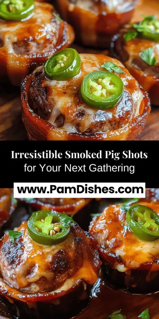 Discover the irresistible delight of Smoked Pig Shots, the perfect appetizer that combines savory breakfast sausage, rich cream cheese, and crispy bacon for a flavor explosion in every bite. This recipe, rooted in Southern BBQ culture, is ideal for game day or backyard barbecues. Our guide covers everything from selecting ingredients to smoking techniques that ensure your Pig Shots are both delicious and memorable. Get ready to impress your guests with this unique culinary treat!