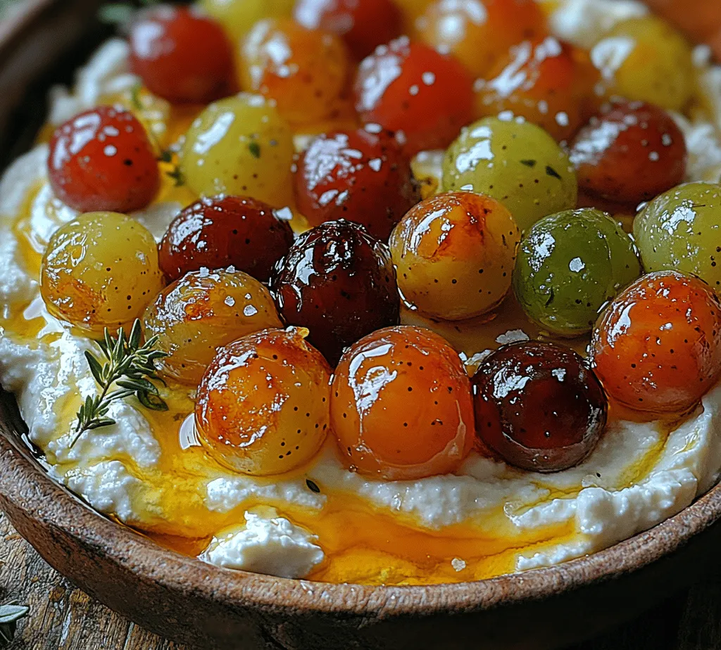 The foundation of any great recipe lies in its ingredients. In the case of Whipped Ricotta with Roasted Grapes, each component plays a crucial role in creating the perfect balance of flavors and textures. Let’s delve into the essential ingredients that make up this dish.