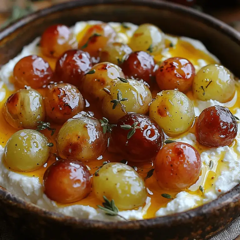 The foundation of any great recipe lies in its ingredients. In the case of Whipped Ricotta with Roasted Grapes, each component plays a crucial role in creating the perfect balance of flavors and textures. Let’s delve into the essential ingredients that make up this dish.