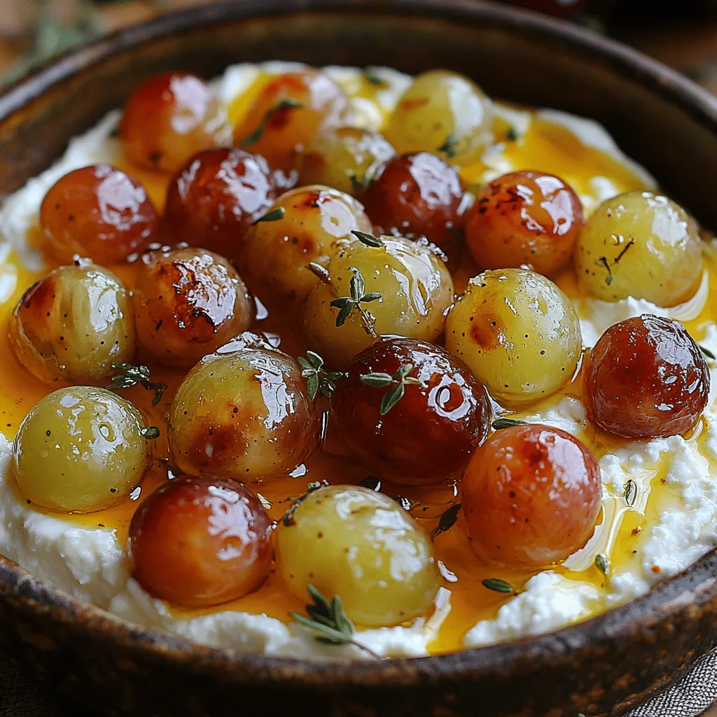 The foundation of any great recipe lies in its ingredients. In the case of Whipped Ricotta with Roasted Grapes, each component plays a crucial role in creating the perfect balance of flavors and textures. Let’s delve into the essential ingredients that make up this dish.