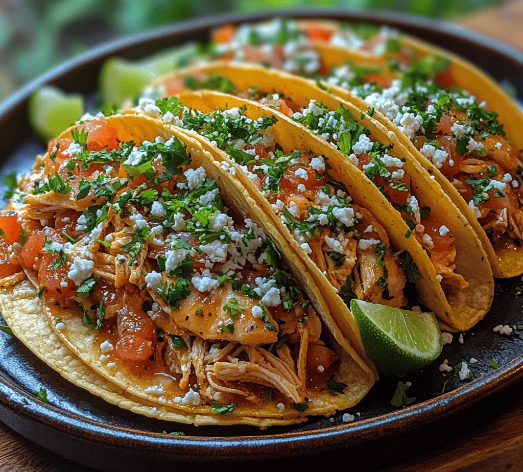 To create these mouth-watering Spicy & Flavorful Chicken Tacos, it's essential to understand the key ingredients that contribute to their taste and texture. Each component plays a vital role in crafting the perfect taco, from the star ingredient to the supporting elements that enhance the overall experience.