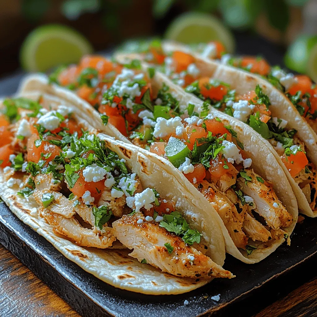 To create these mouth-watering Spicy & Flavorful Chicken Tacos, it's essential to understand the key ingredients that contribute to their taste and texture. Each component plays a vital role in crafting the perfect taco, from the star ingredient to the supporting elements that enhance the overall experience.