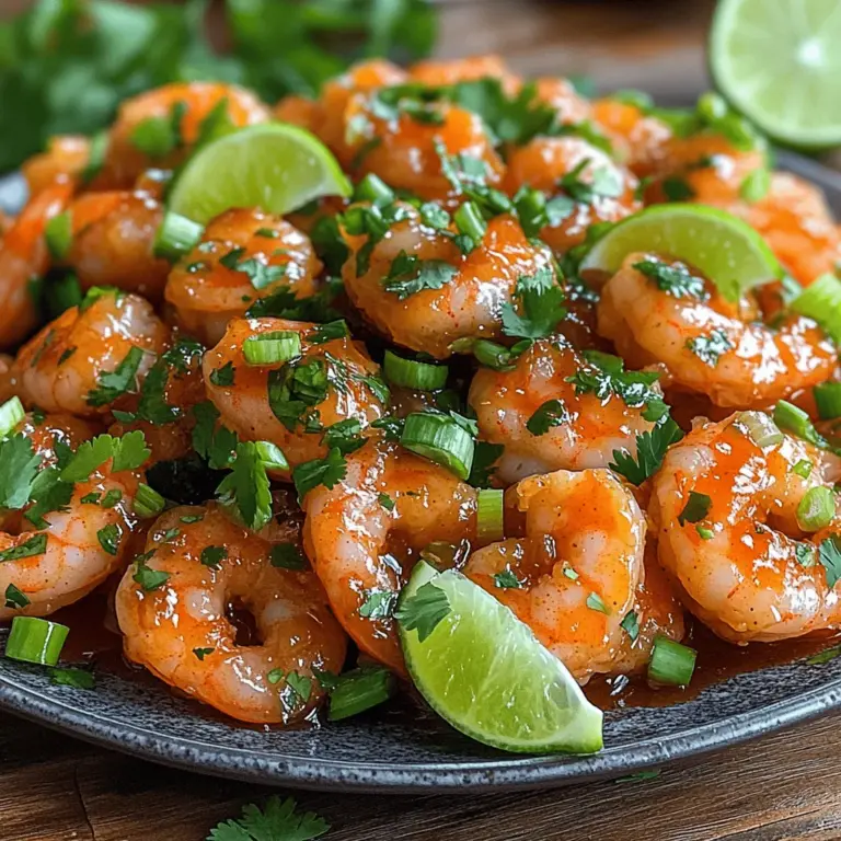 If you're looking for a culinary experience that tantalizes the taste buds and elevates your weekday dinner, look no further than Sriracha Honey Lime Shrimp. This delightful dish combines the fiery heat of Sriracha sauce with the sweetness of honey and the refreshing zest of lime to create an explosion of flavors that is both satisfying and unforgettable. Whether you’re preparing a simple family meal or hosting an elegant gathering, shrimp offers the perfect protein option—quick to cook, versatile, and packed with nutrients.