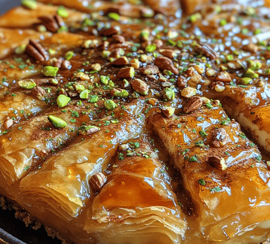 In the realm of desserts, fusion creations have taken the culinary world by storm, captivating the palates of food enthusiasts everywhere. One standout example of this trend is the Baklava Cheesecake, a glorious melding of two beloved sweets: traditional baklava and rich, creamy cheesecake. This innovative dessert marries the flaky, nutty layers of baklava with the luscious, velvety texture of cheesecake, resulting in a delightful treat that is both indulgent and unforgettable. Whether you are celebrating a special occasion or simply treating yourself on a leisurely weekend, this Baklava Cheesecake promises to elevate your dessert experience to new heights.
