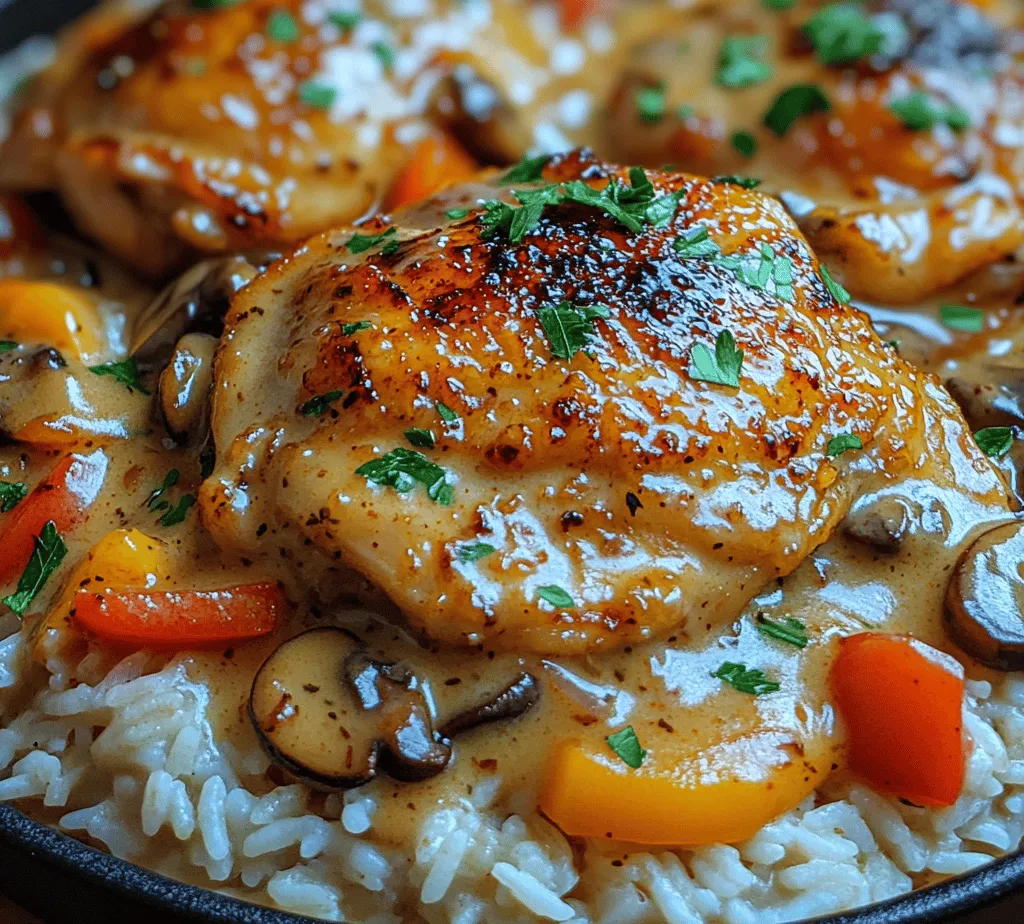 Heavenly Smothered Chicken & Rice Delight is not just a meal; it’s an experience that brings warmth and comfort to the table, making it an ideal choice for family dinners. This dish combines tender chicken, fluffy rice, and a rich, creamy sauce that envelops every bite in pure bliss. The beauty of this recipe lies not only in its mouthwatering taste but also in its simplicity. It’s a one-pot wonder that minimizes both cooking and cleaning time, allowing you to focus on what truly matters—enjoying a delicious meal with your loved ones.