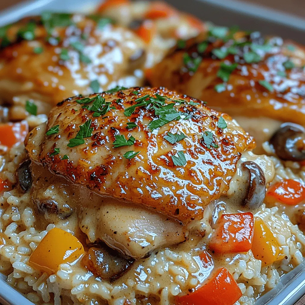 Heavenly Smothered Chicken & Rice Delight is not just a meal; it’s an experience that brings warmth and comfort to the table, making it an ideal choice for family dinners. This dish combines tender chicken, fluffy rice, and a rich, creamy sauce that envelops every bite in pure bliss. The beauty of this recipe lies not only in its mouthwatering taste but also in its simplicity. It’s a one-pot wonder that minimizes both cooking and cleaning time, allowing you to focus on what truly matters—enjoying a delicious meal with your loved ones.