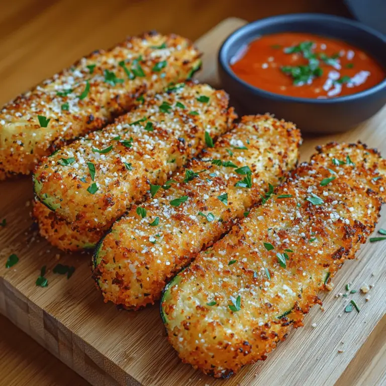 In recent years, the demand for healthy snacks has soared as more individuals seek alternatives to traditional fried foods. With an increasing awareness of nutrition and wellness, people are turning to options that satisfy their cravings without compromising their health goals. Enter crispy garlic Parmesan zucchini fries—an innovative take on a beloved classic that perfectly balances flavor and nutrition.