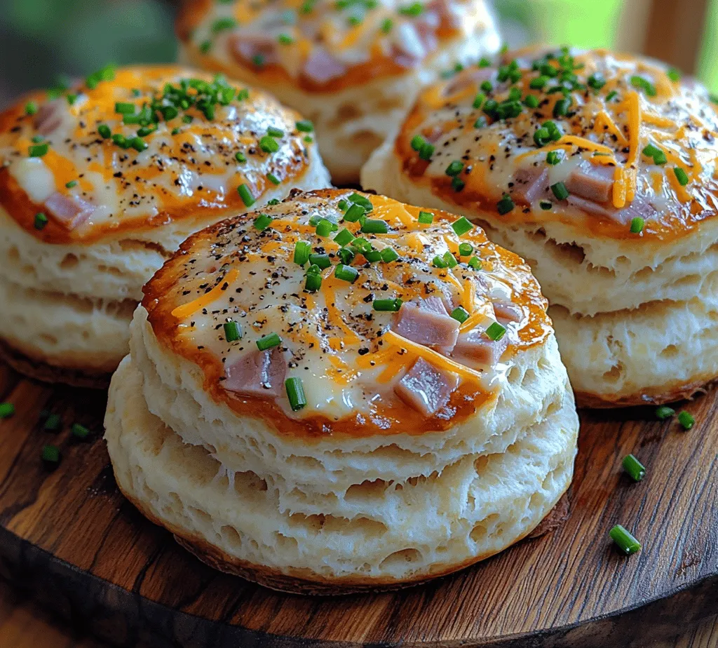 If you’re on the hunt for a delicious and comforting recipe that effortlessly transitions from breakfast to appetizer, look no further than savory ham and cheese butter biscuits. These light, fluffy biscuits are a true culinary delight, boasting a perfect balance of savory flavors that will satisfy any palate. The combination of rich butter, sharp cheddar cheese, and succulent ham creates a mouthwatering experience, making them an ideal choice for a cozy morning meal, a delightful snack, or an impressive side dish for your next gathering.