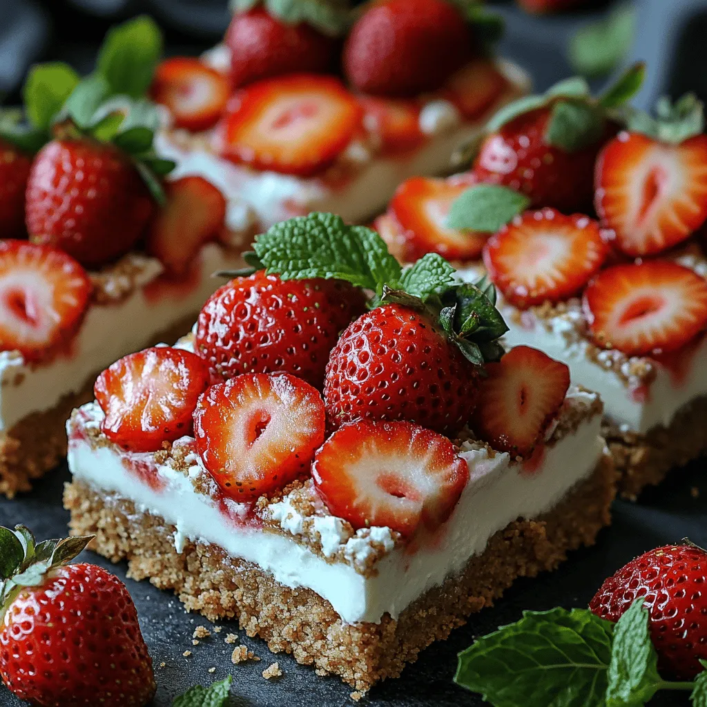 As the sun shines brighter and the temperatures rise, nothing beats the allure of a cool, delectable dessert to satisfy your sweet tooth. Delightful No-Bake Strawberry Shortcake Bars capture the essence of summer in every bite. This recipe brings together the classic flavors of strawberry shortcake, but with the convenience of a no-bake method, making it ideal for warm-weather gatherings or any occasion where you want to impress your friends and family without spending hours in the kitchen.