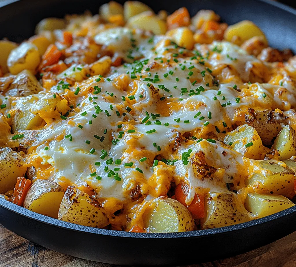Breakfast is often heralded as the most important meal of the day, and for good reason. It sets the tone for your energy levels, mood, and productivity throughout the morning. In a world where busy schedules can leave little time for meal prep, finding a breakfast option that is not only quick to make but also hearty and satisfying can be a challenge. Enter the Cheesy Potato Egg Scramble, a delicious dish that combines the comfort of fluffy scrambled eggs with the heartiness of tender potatoes and the rich, melty goodness of cheese.