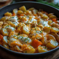 Breakfast is often heralded as the most important meal of the day, and for good reason. It sets the tone for your energy levels, mood, and productivity throughout the morning. In a world where busy schedules can leave little time for meal prep, finding a breakfast option that is not only quick to make but also hearty and satisfying can be a challenge. Enter the Cheesy Potato Egg Scramble, a delicious dish that combines the comfort of fluffy scrambled eggs with the heartiness of tender potatoes and the rich, melty goodness of cheese.
