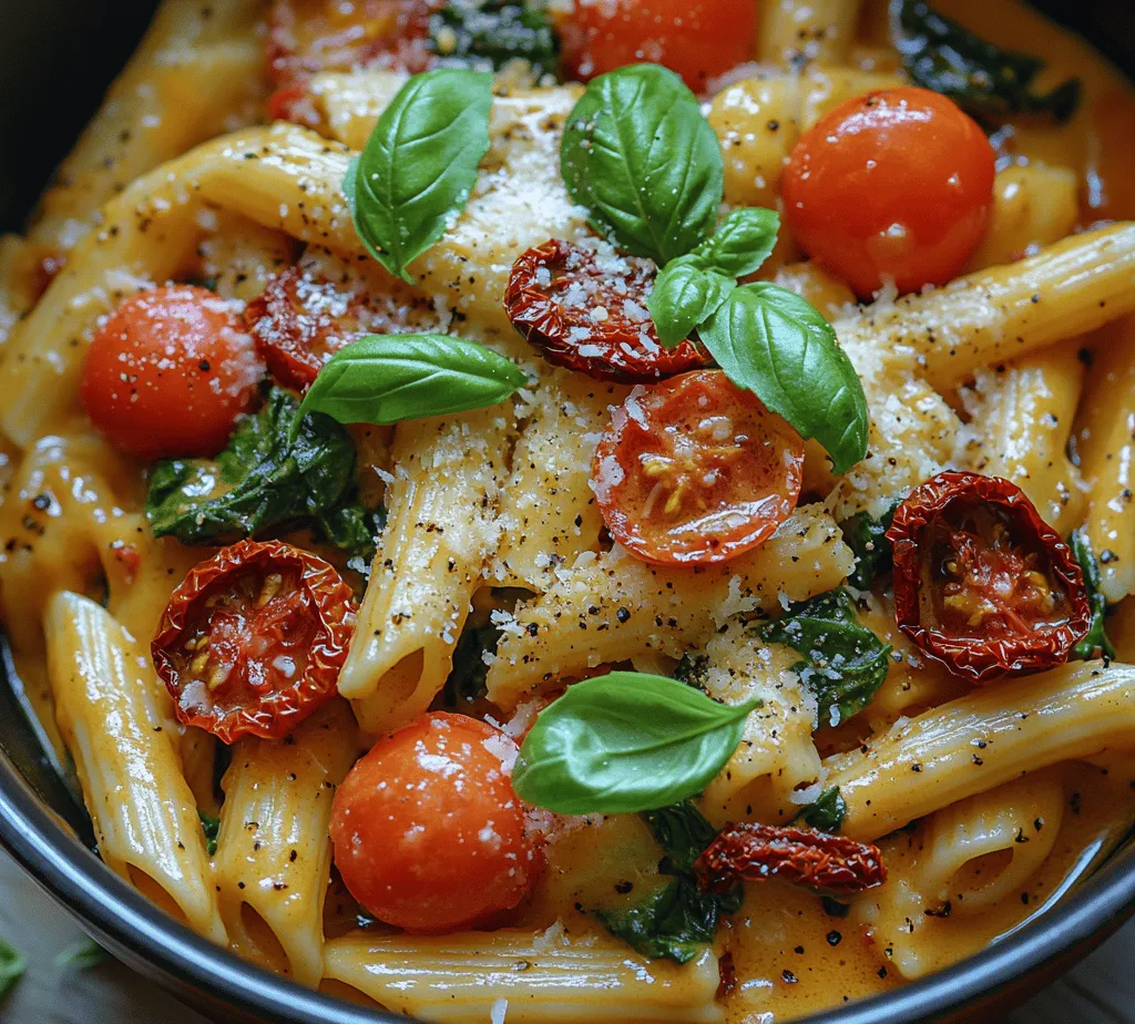 The Creamy Tuscan Sunset Pasta is a delightful dish that brings the vibrant flavors of Italy right into your kitchen. This one-pot recipe is not just easy to prepare; it also combines the richness of cream with the freshness of vegetables, creating a comforting meal perfect for any occasion. As you delve into the culinary landscape of Tuscany, you'll find that this dish encapsulates the essence of Italian cooking—simple yet flavorful, relying heavily on fresh ingredients to create a harmonious blend of tastes and textures.