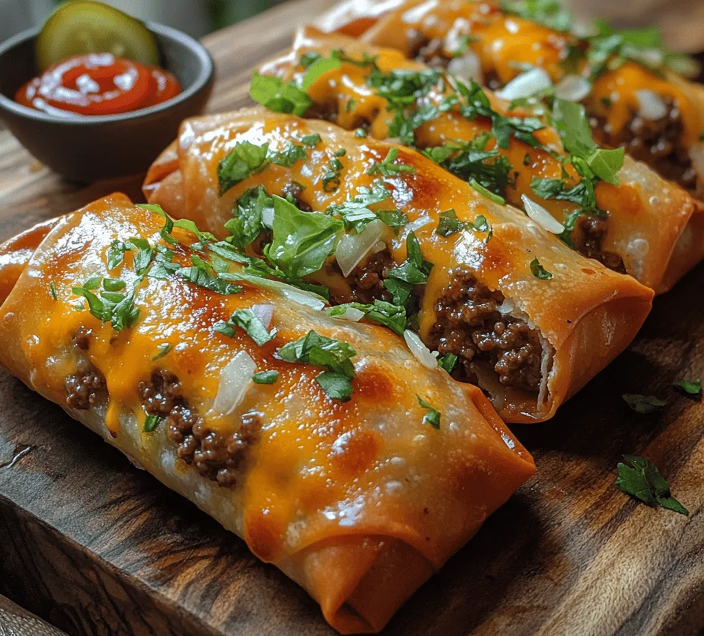 The foundation of any great cheeseburger egg roll lies in the quality of the ground beef. When selecting your ground beef, it's essential to choose a good cut, preferably with some fat content, as this will impact both flavor and texture. Look for ground beef with about 80% lean meat and 20% fat. This ratio provides enough fat to keep the meat juicy and flavorful, while still allowing it to crisp up nicely in the air fryer.