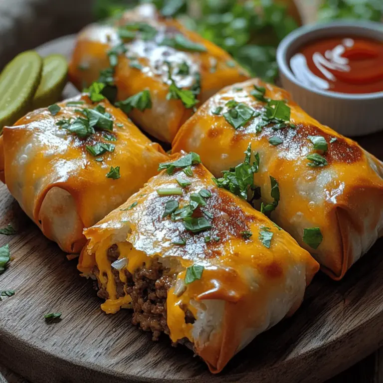 The foundation of any great cheeseburger egg roll lies in the quality of the ground beef. When selecting your ground beef, it's essential to choose a good cut, preferably with some fat content, as this will impact both flavor and texture. Look for ground beef with about 80% lean meat and 20% fat. This ratio provides enough fat to keep the meat juicy and flavorful, while still allowing it to crisp up nicely in the air fryer.