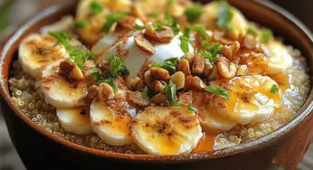 Cinnamon Spiced Quinoa Breakfast Bowl: A Nourishing Start to Your Day