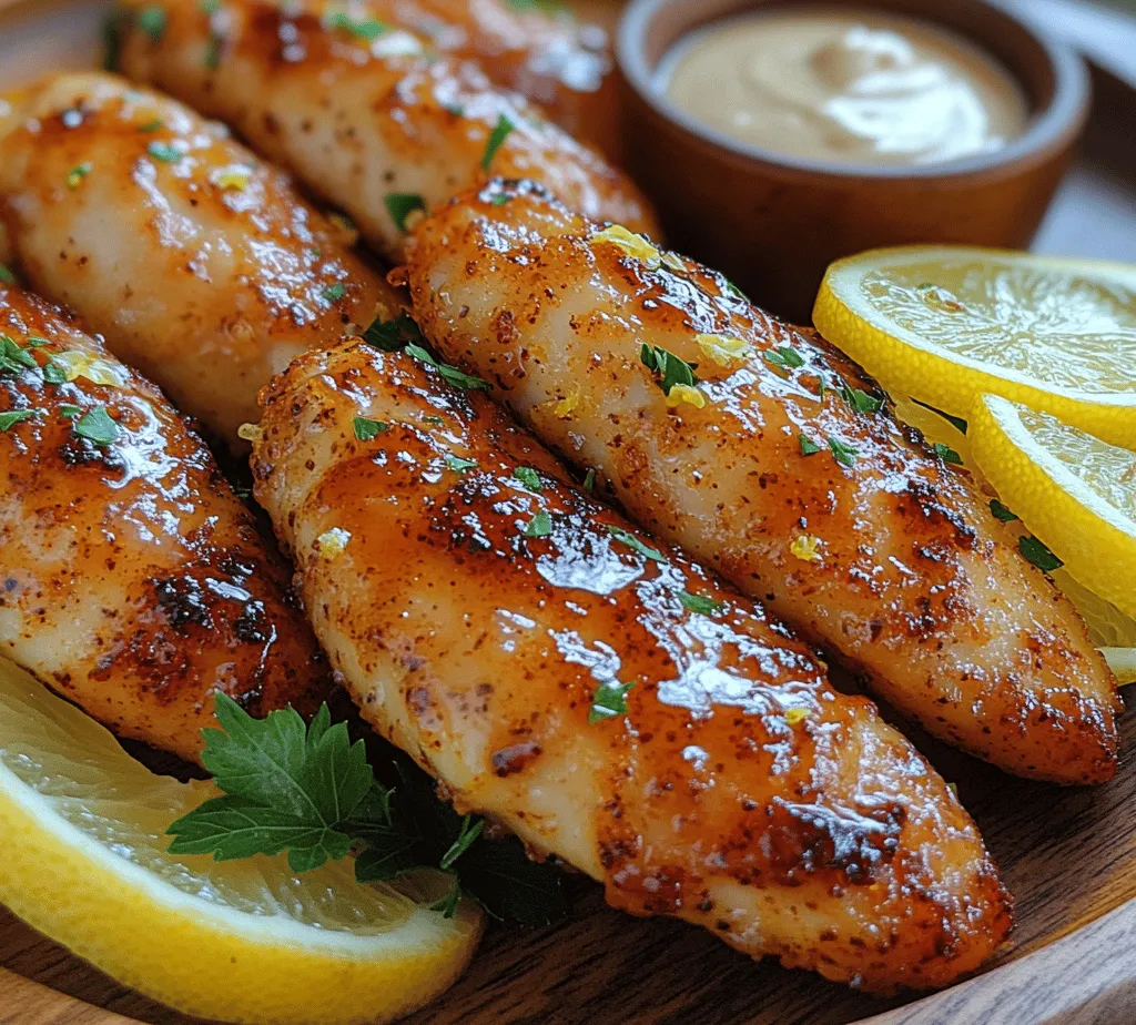 When it comes to comfort food, few dishes evoke the same feelings of satisfaction as crispy chicken tenders. However, the Zesty Lemon Pepper Chicken Tenders take this classic dish to new heights, introducing a vibrant flavor profile that is both refreshing and invigorating. The marriage of zesty lemon and aromatic black pepper creates a taste explosion that tantalizes the palate, making these tenders a must-try for chicken lovers and foodies alike.