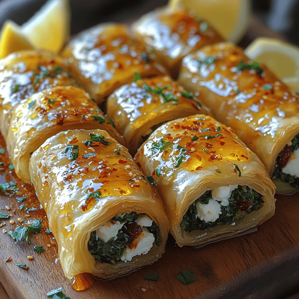 When it comes to appetizers that wow a crowd, few dishes can compete with the irresistible Crunchy Feta Rolls with a Spicy Sweet Twist. This delightful creation marries the savory richness of feta cheese with an unexpected burst of sweetness and heat, making it a unique addition to any gathering. Whether you're looking for the perfect snack for a casual evening with friends, a standout appetizer for your next dinner party, or a delicious treat to impress your family, these feta rolls are versatile enough to fit any occasion.