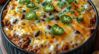 Indulge in Flavor: The Ultimate Tex-Mex Fiesta Dip Recipe
