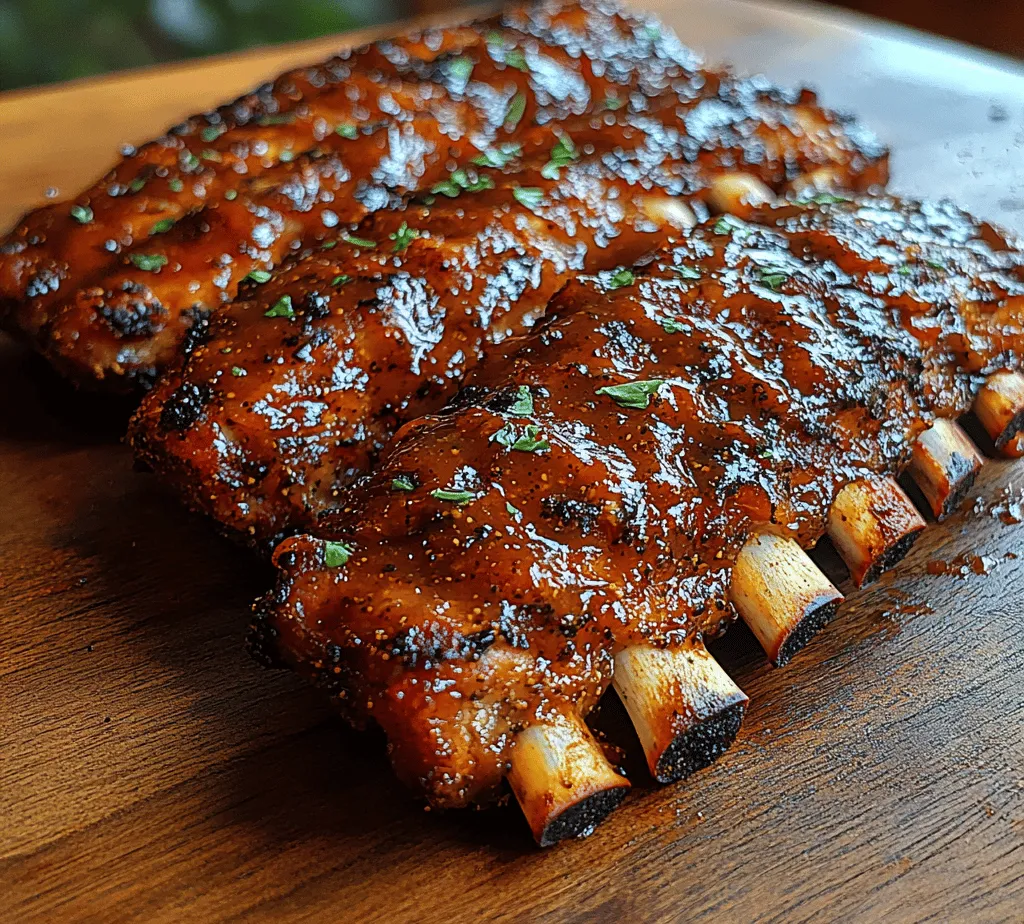When it comes to barbecue, few dishes can rival the rich, tantalizing flavor of Sweet & Smoky Bourbon BBQ Ribs. This mouth-watering dish combines the deep, complex notes of bourbon with a perfect balance of sweetness and smokiness, creating an unforgettable culinary experience. Imagine sinking your teeth into tender, juicy ribs that have been slow-cooked to perfection, their meat practically falling off the bone. The sweet caramelization from brown sugar, combined with a symphony of spices, makes each bite an explosion of flavor that will have your taste buds dancing with delight.