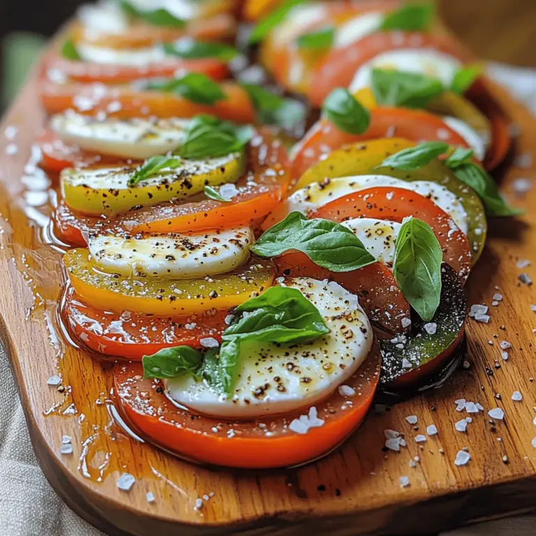 Caprese salad, with its vibrant colors and fresh ingredients, is an iconic representation of Italian cuisine that captures the essence of summer in every bite. Originating from the island of Capri, this simple yet elegant dish is a celebration of the harmonious combination of ripe tomatoes, creamy mozzarella, fresh basil, and a drizzle of olive oil. The classic Caprese salad is not only a feast for the eyes but also a delight for the palate, making it a staple in Italian households and restaurants alike.