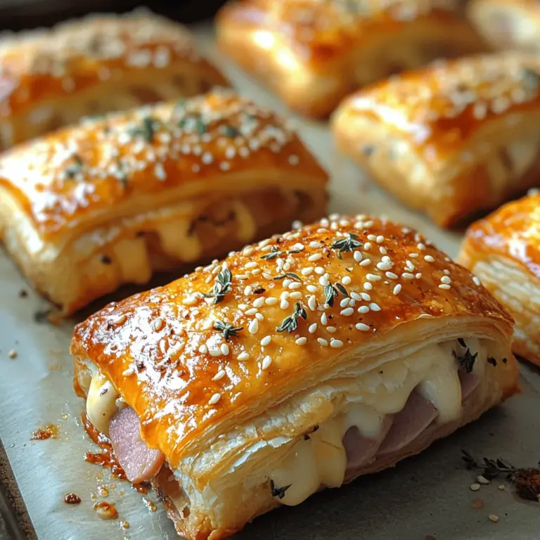 In the vast and delightful world of savory snacks, few creations can rival the charm and appeal of Ham & Cheese Delight Sticks. These delectable treats combine the crispy, flaky texture of puff pastry with the rich, savory flavors of ham and cheese, making them an ideal addition to any gathering, party, or even a cozy night in. Whether you're hosting a festive get-together or simply want to indulge in a quick snack, these delight sticks are sure to impress your guests and satisfy your cravings.
