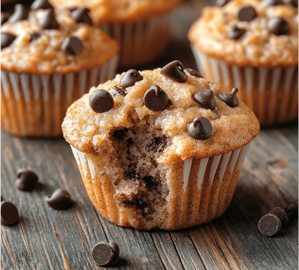 What makes Heavenly Chocolate Chip Banana Muffins truly special is the harmonious blend of flavors and textures. The natural sweetness of ripe bananas adds moisture and depth, while the chocolate chips provide a rich and indulgent contrast. The combination creates a muffin that is soft and tender on the inside, with a slightly crisp exterior that beckons for a bite.