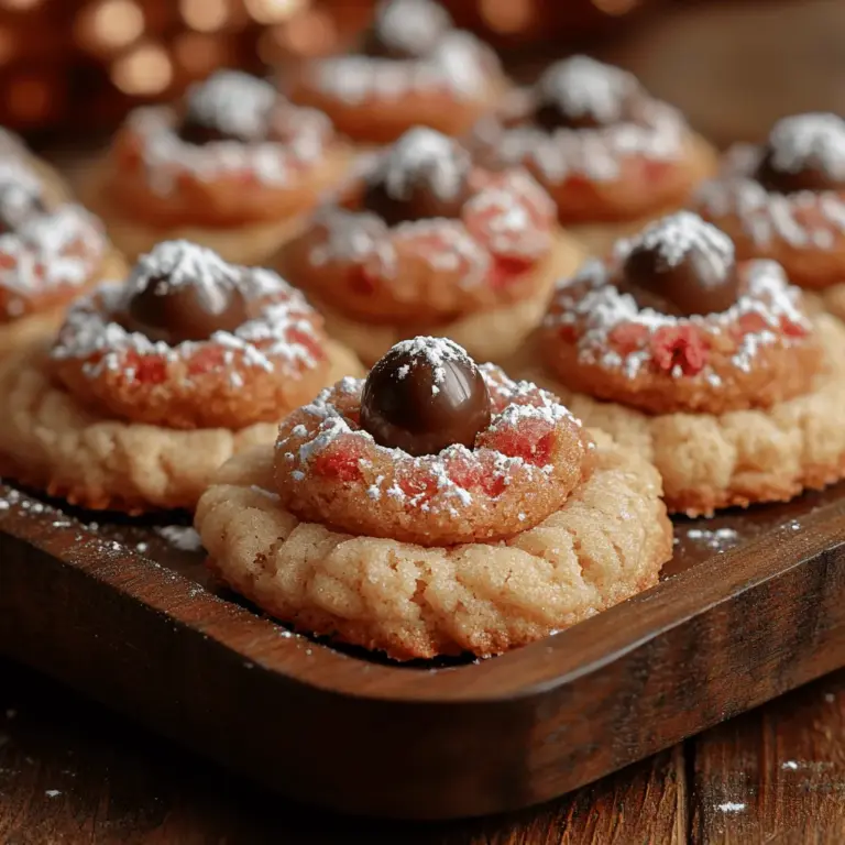 Strawberry Kiss Cookies are a delightful twist on traditional cookies that combine the sweetness of strawberries with the rich, creamy taste of chocolate. These charming cookies not only look beautiful but also offer a burst of flavor that’s sure to please any palate. Perfect for a romantic occasion, a festive gathering, or simply a cozy evening at home, Strawberry Kiss Cookies are a versatile treat that can easily be adapted for any celebration.