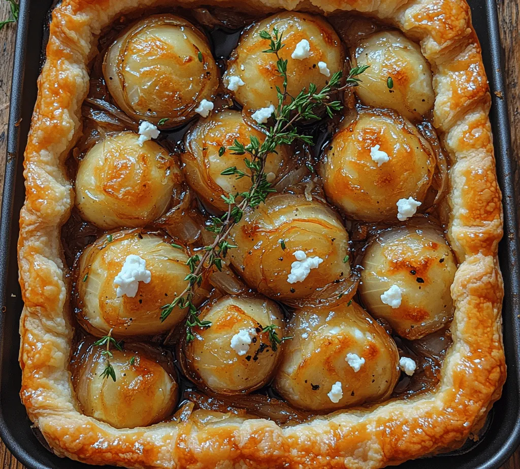 In the world of savory pastries, few dishes can compete with the rich, buttery layers and the irresistible combination of flavors found in a caramelized onion and goat cheese tart. This recipe is a true culinary delight, balancing the sweetness of caramelized onions with the tangy creaminess of goat cheese, all nestled in a flaky puff pastry crust. Whether you're entertaining guests, hosting a weekend brunch, or simply looking for a light dinner option, this tart is not only visually stunning but also simple to prepare, making it an excellent choice for both novice and experienced cooks alike.
