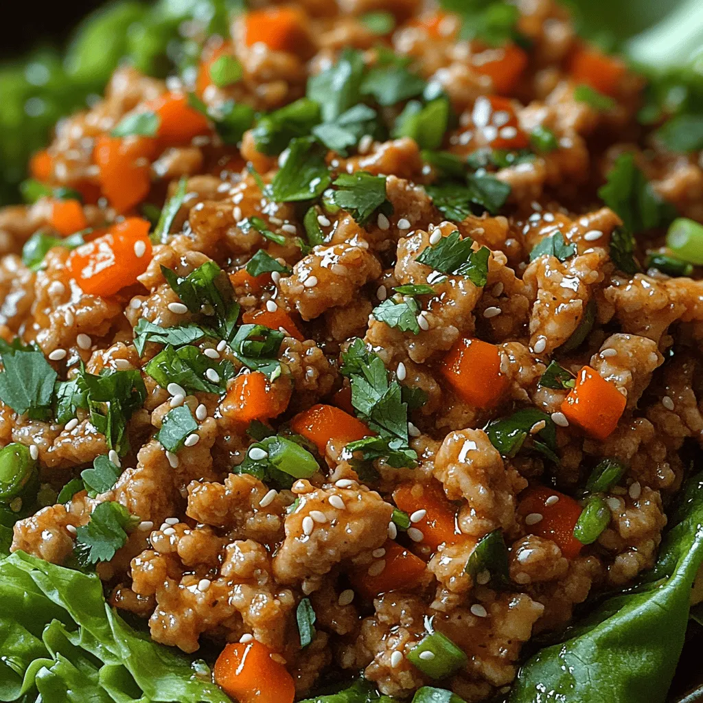 In the ever-evolving world of quick and healthy meals, few recipes capture the essence of flavor and nutrition quite like Sesame Hoisin Ground Chicken Lettuce Wraps. These delightful wraps are not only a feast for the senses but also a smart choice for anyone looking to enjoy a low-carb alternative to traditional wraps. Perfect for a light lunch or dinner, these lettuce wraps are brimming with protein, colorful vegetables, and a savory hoisin sauce that will have your taste buds dancing.