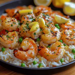 When it comes to weeknight dinners, few things can rival the appeal of a one-pan meal, and the Zesty One-Pan Lemon Garlic Shrimp & Rice is a shining example of this culinary convenience. Not only does this dish promise a burst of vibrant flavors, but it also saves time on both cooking and cleaning up, making it a perfect choice for busy individuals or families looking for a quick, delicious meal. The harmony of zesty lemon, savory garlic, and succulent shrimp comes together beautifully in this dish, creating a delightful experience that tantalizes the taste buds.