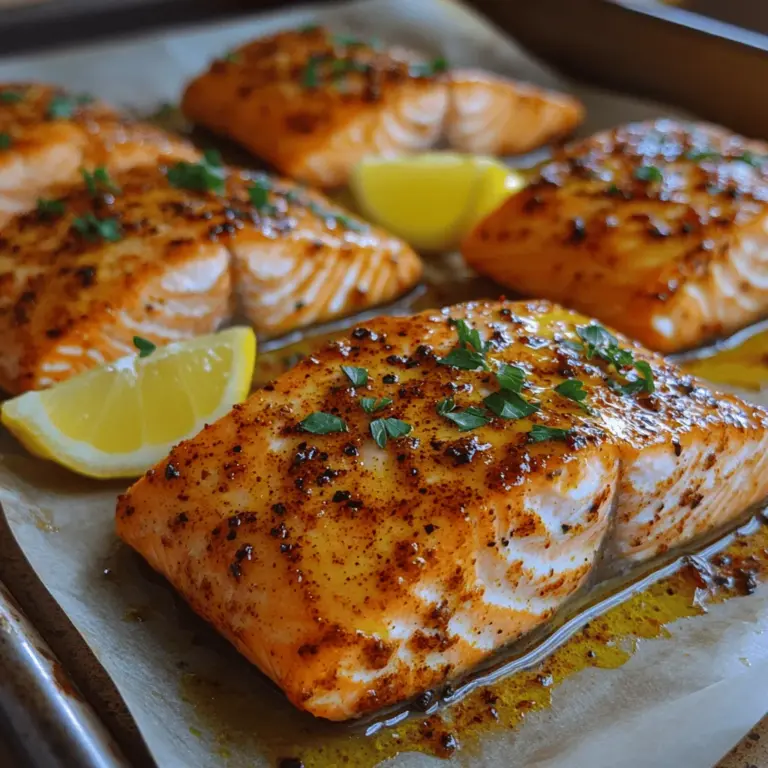 If you're looking for a health-conscious meal that doesn't compromise on flavor, look no further than the Spicy Cajun Delight: Oven Roasted Salmon. This dish beautifully blends the rich taste of salmon with the bold, zesty notes of Cajun seasoning, creating a culinary experience that will satisfy your taste buds and nourish your body. The oven-roasting technique ensures that the salmon remains tender and flaky while allowing the spices to penetrate and elevate the dish to new heights.