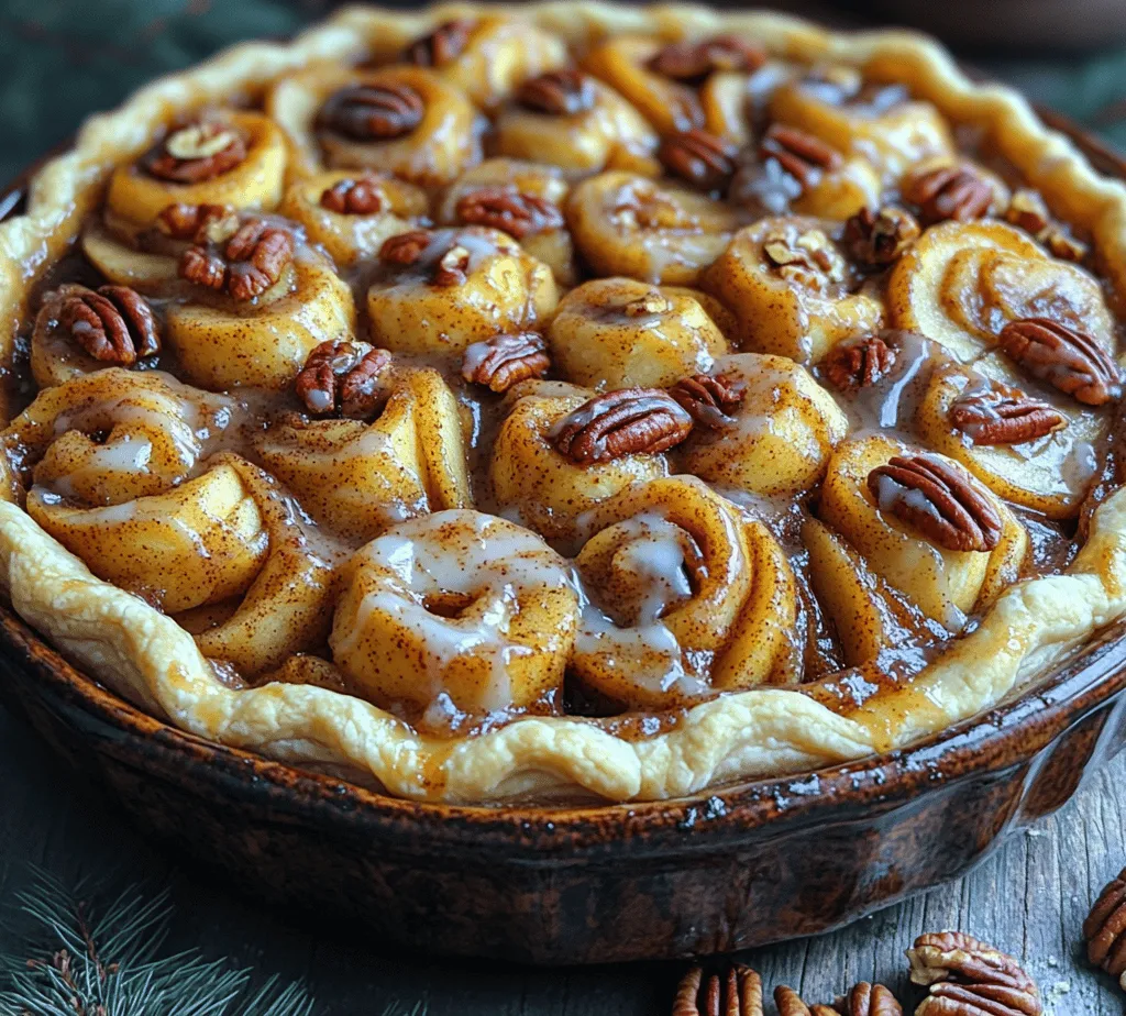 Imagine the comforting aroma of freshly baked apple pie wafting through your kitchen, mingling with the warm, sugary scent of cinnamon rolls. Now, envision these two beloved desserts coming together to create an irresistible treat: the Cinnamon Roll Apple Pie. This delightful dessert is not just a feast for the taste buds but also a visual masterpiece that will impress your family and friends alike. With its flaky, cinnamon-infused crust and a gooey apple filling bursting with flavor, this pie is perfect for any occasion, from holiday gatherings to cozy family dinners.