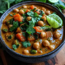 The Tropical Bliss Coconut Curry Chickpea Stew is more than just a dish; it's an invitation to savor the rich, vibrant flavors of tropical cuisine right from the comfort of your own kitchen. This hearty stew is a harmonious blend of spices, vegetables, and wholesome ingredients, making it a delightful choice for lunch, dinner, or meal prep. Whether you’re looking for a comforting bowl to warm you up or a nutritious option to keep you energized, this stew checks all the boxes.