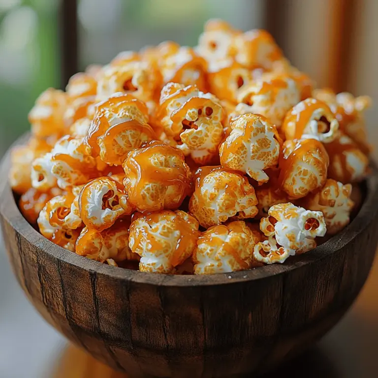 In the world of snacks, few treats can rival the delightful combination of sweet and salty flavors found in homemade caramel popcorn. This recipe for Sweet & Salty Bliss: Homemade Caramel Popcorn not only satisfies your cravings but also brings a sense of nostalgia, evoking memories of fairs, movie nights, and cozy gatherings. The charm of caramel popcorn lies in its simplicity; with just a handful of ingredients, you can create a gourmet snack that is perfect for sharing at gatherings or indulging in during a quiet evening at home.