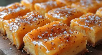 Decadent Salted Caramel Butter Bars Recipe