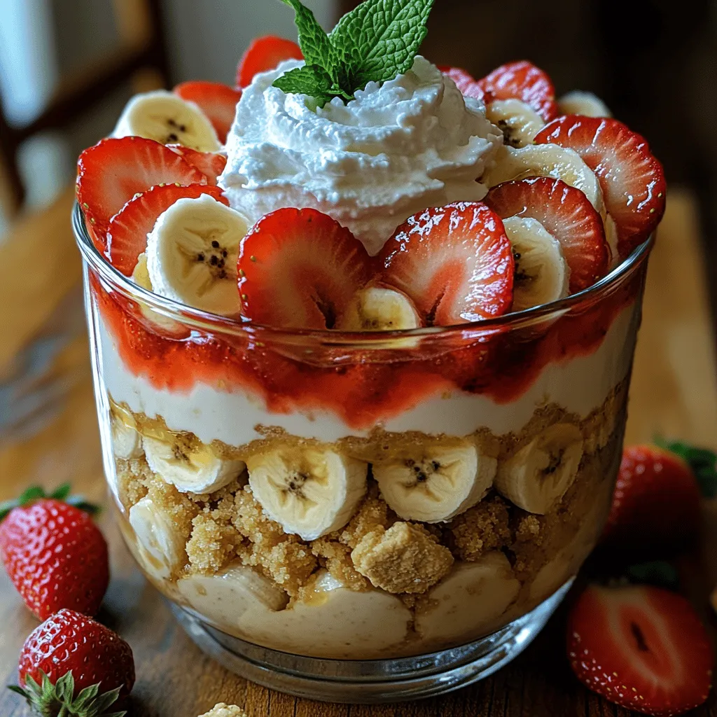 The Strawberry Banana Bliss Pudding is a delectable dessert that captures the essence of summer in every spoonful. It’s a delightful harmony of flavors and textures, combining the sweet creaminess of ripe bananas and the juicy brightness of fresh strawberries. This pudding is not only visually stunning with its vibrant hues but also offers a refreshing taste that makes it an ideal treat for hot days, festive gatherings, or simply as a sweet indulgence any time of the year.