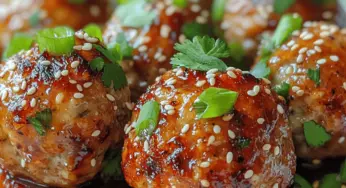 Sticky Sesame Ginger Meatballs: A Flavorful Journey in Every Bite