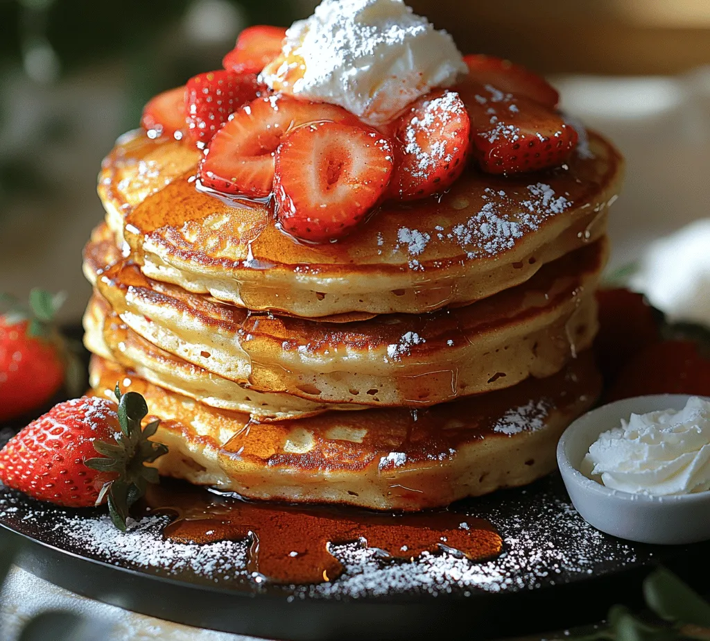 When it comes to breakfast treats that can transform any ordinary morning into a special occasion, strawberry shortcake pancakes stand out as a delightful choice. The appeal of this dish lies not only in its vibrant colors but also in the harmonious combination of fluffy pancakes, sweet, juicy strawberries, and rich whipped cream. Imagine starting your day with a stack of light, airy pancakes topped high with freshly sliced strawberries, a drizzle of syrup, and a generous dollop of whipped cream. It's a breakfast experience that feels indulgent yet comforting, making it a popular choice for brunch gatherings, special celebrations, or simply as a treat during the week.