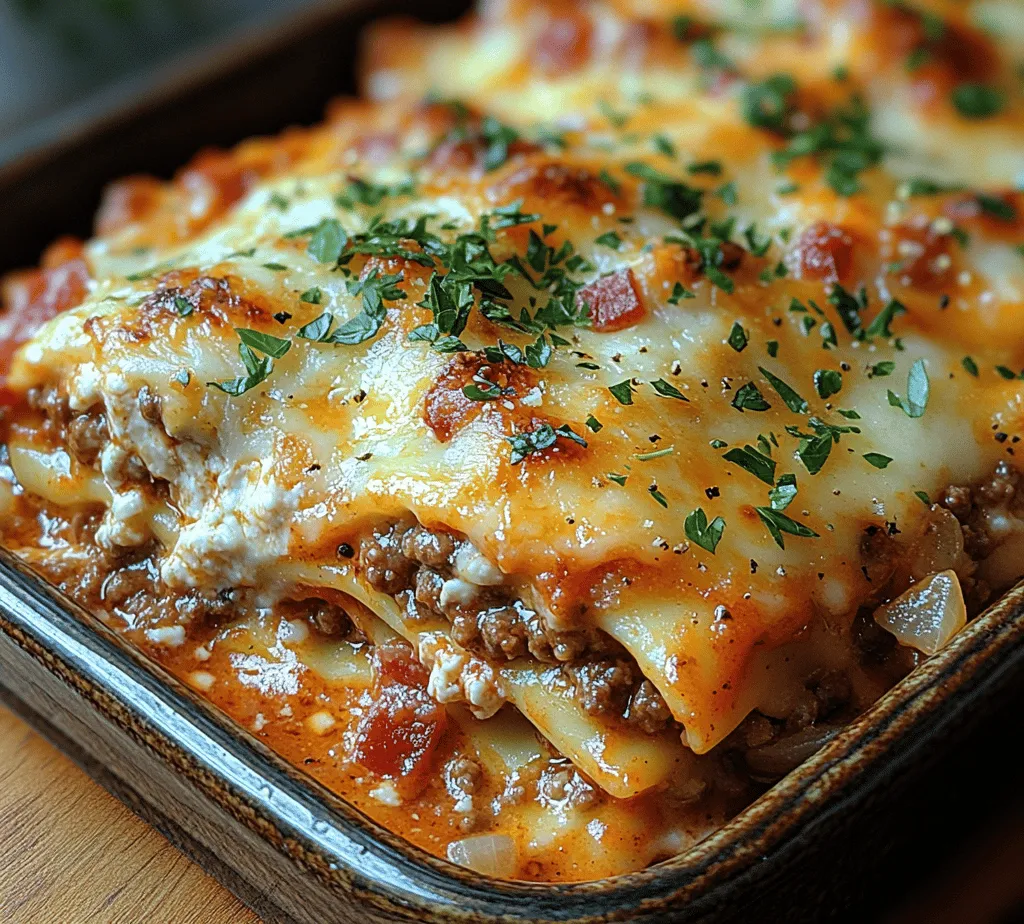 In the world of culinary creativity, few dishes can boast the heartwarming allure of comfort food. Among these, lasagna and cheeseburgers stand out as two beloved staples. Imagine the rich, savory taste of a cheeseburger fused with the satisfying layers of lasagna—this is where Cheeseburger Bliss Lasagna takes center stage. Inspired by the classic flavors of a cheeseburger, this innovative recipe transforms the humble lasagna into a crowd-pleasing masterpiece.