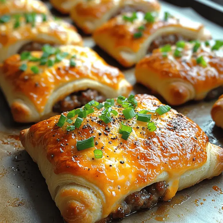 In recent years, breakfast recipes have experienced a significant rise in popularity, evolving from simple morning routines into creative culinary experiences. With busy lifestyles and a growing appreciation for gourmet flavors, breakfast has become a time for both indulgence and innovation. Among the myriad of breakfast options, Savory Breakfast Sausage Crescent Rolls stand out as a delightful choice for anyone looking to elevate their morning meal or brunch gathering. These rolls are not only easy to prepare but also offer a delicious combination of savory sausage and flaky, buttery crescent roll dough that is sure to please everyone at the table.