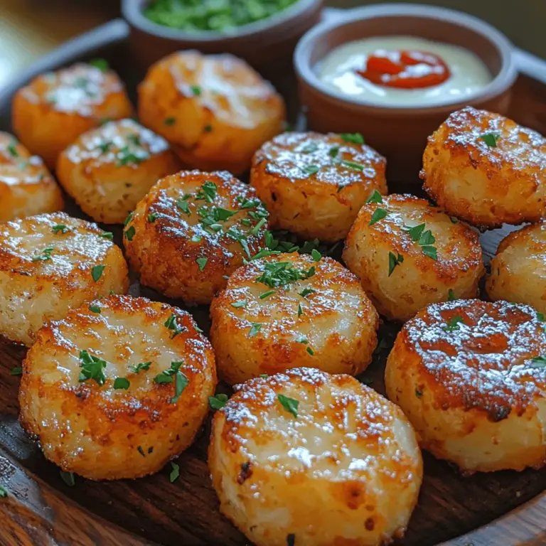 Welcome to the delicious world of homemade snacks! Few things evoke a sense of nostalgia and comfort like a plate of crispy tater tots. These Crunchy Potato Gems are not just any ordinary side dish; they are a delightful treat that can elevate any meal or serve as the perfect party snack. Imagine biting into a perfectly golden, crunchy exterior that gives way to a soft, pillowy interior—each bite is a celebration of flavor and texture. In this article, we will guide you through every step of creating these irresistible potato gems, from selecting the right ingredients to frying them to golden perfection. Discover the magic of homemade tater tots and impress your friends and family with your culinary skills.