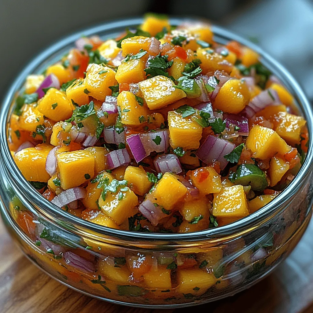 In the vibrant world of culinary delights, few dishes can match the freshness and versatility of mango salsa. This Quick & Zesty Mango Salsa recipe is not only simple to prepare but also bursts with flavor, making it the perfect accompaniment for a variety of meals. Whether you're looking to spruce up your tacos, serve as a refreshing dip with tortilla chips, or enhance grilled meats, this salsa is an essential addition to your recipe repertoire.