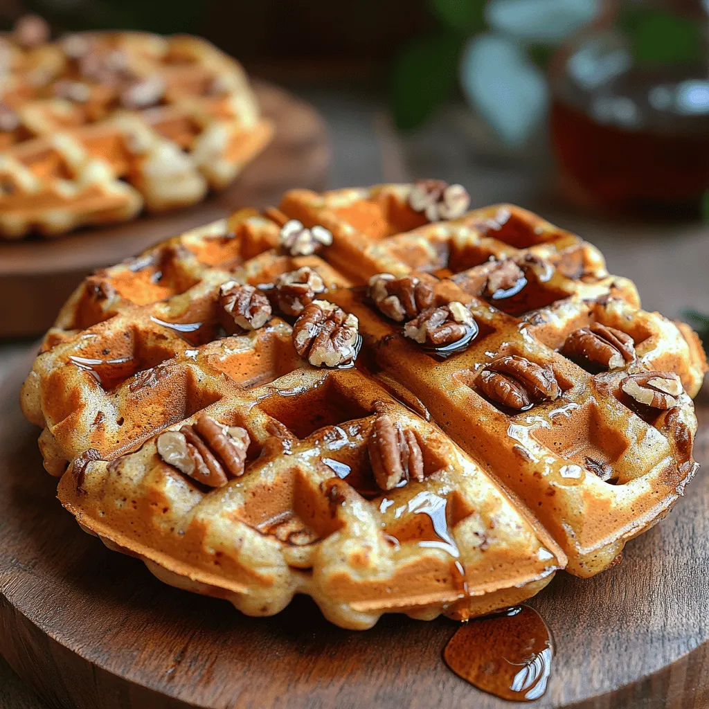 As the leaves start to turn and a crispness fills the air, there's nothing quite like indulging in a warm, comforting breakfast that captures the essence of autumn. Enter the Maple Pecan Sweet Potato Waffles, a delightful fusion of seasonal flavors that promises to elevate your morning routine. These waffles are not just a feast for the eyes; they offer a wholesome start to your day, combining the natural sweetness of sweet potatoes with the rich flavor of maple syrup and the crunch of pecans.