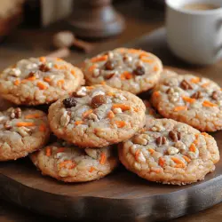 In recent years, breakfast cookies have surged in popularity, becoming a favored choice for those seeking a convenient and nutritious start to their day. These delightful creations are the perfect solution for busy mornings, offering a portable option that doesn't compromise on flavor or health. When you think of breakfast, traditional fare like cereal or toast may come to mind, but the idea of enjoying a cookie first thing in the morning is both innovative and satisfying. Enter the Carrot Cake Breakfast Cookies—a recipe that marries the beloved flavors of carrot cake with the wholesome benefits of breakfast.